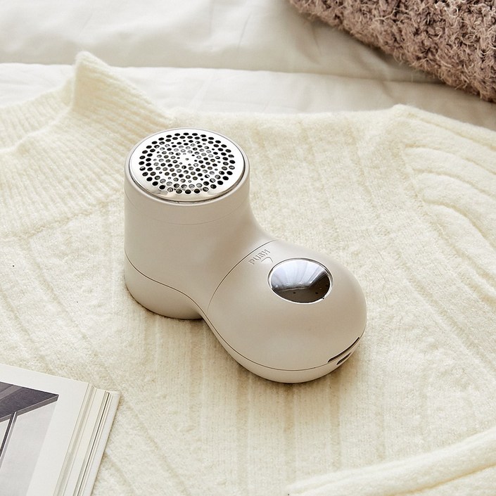 모던하우스 인테리어 컬러 무선충전 6날 보풀제거기