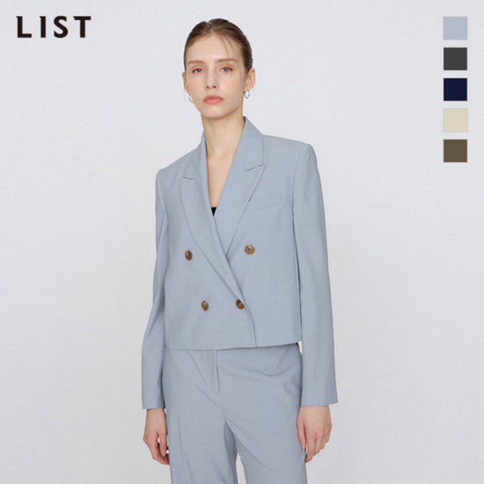 미니멀 더블 크롭 셋업 자켓TWSJKO62020 707361