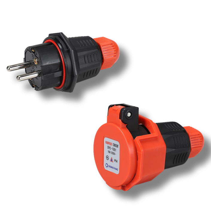 동양 방우 방수형 산업용 1구 플러그