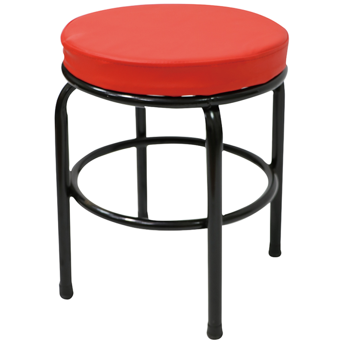 인홈즈 원형보조 간이의자 식당의자, 원형보조의자대레드, 1개