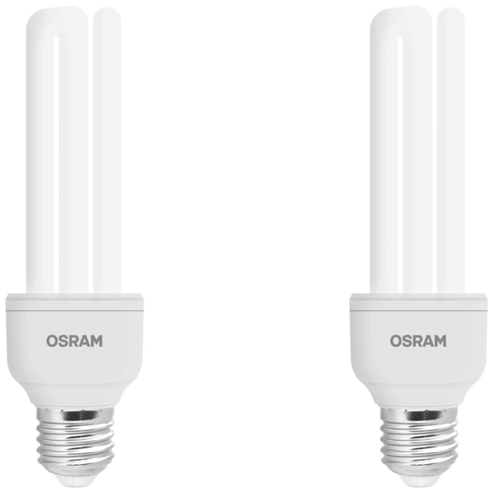 [묶음] 오스람 삼파장전구 EL램프 20W 주백색, 2개