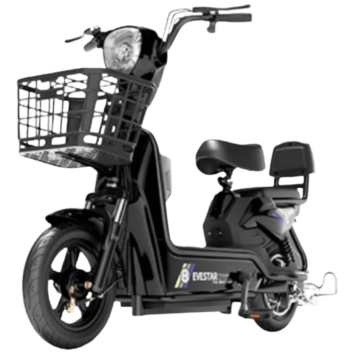 안정모션 흔들림 없는 안전한 전기 바이크 전동 스쿠터 출퇴근 미니 배달 고성능, 검정, 스틸
