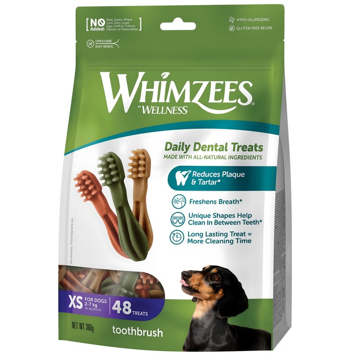 웰니스윔지스 강아지 네추럴 덴탈껌 밸류백 XS