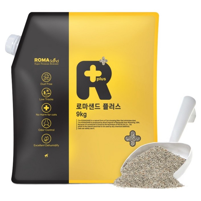 로패밀리 로마샌드 플러스 중간입자 고양이 모래