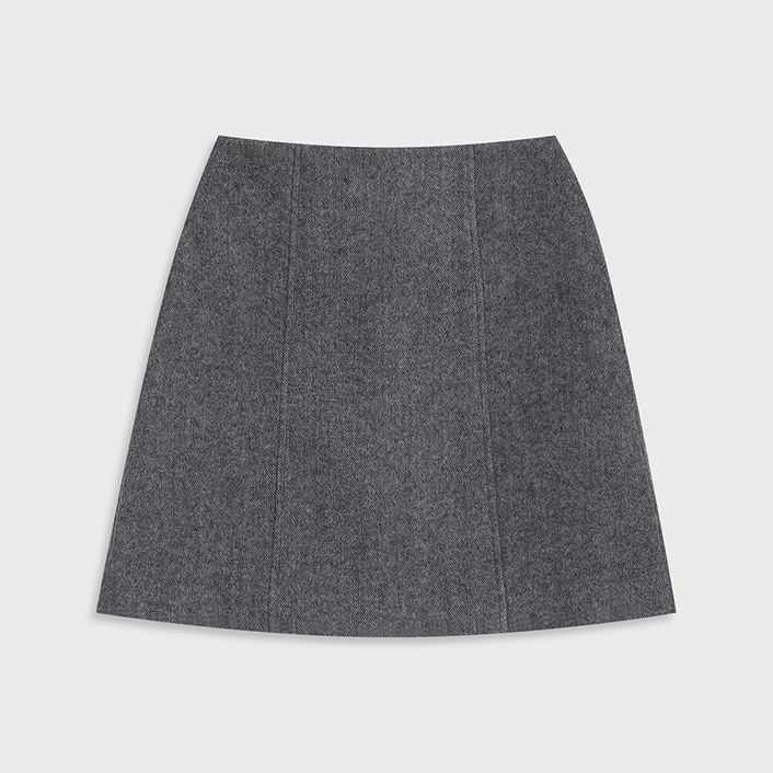 미쏘 A 라인 미디기장 스커트