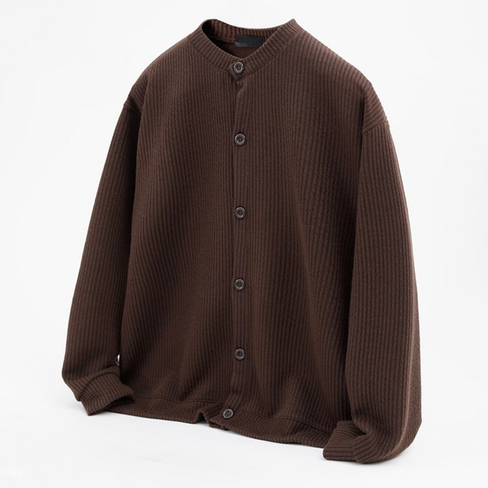 해리슨 남성용 오버핏 클래식 U넥 코듀로이 가디건 HA-1001 MMO1001