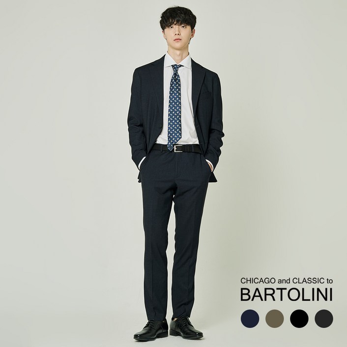 바톨리니 남성용 사계절 캐주얼 정장 수트 세트 4 COLORS M5XL