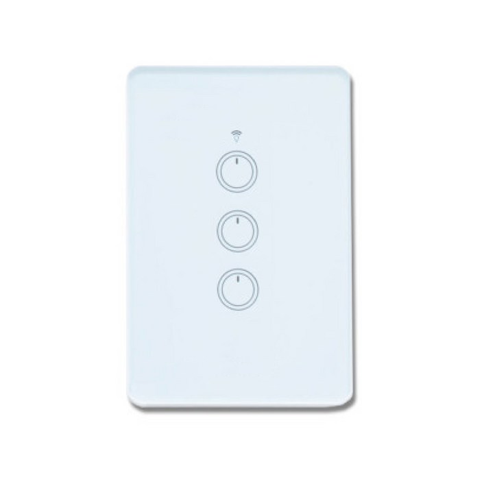 스마트빌 스마트 wifi iot 원격 제어 3구 화이트 스위치 2A(440W)