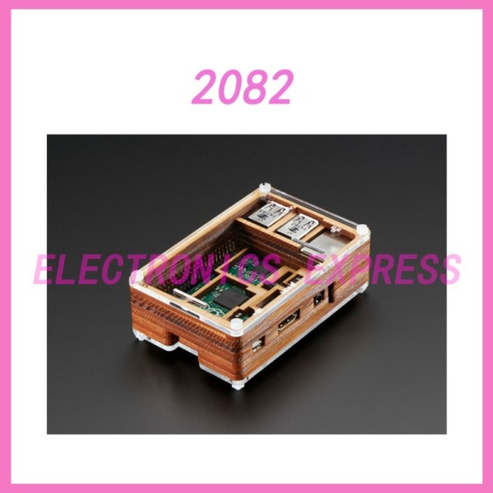 2082 목재 파이보 인클로저, 라즈베리 모델 B 컴퓨터 싱글 보드