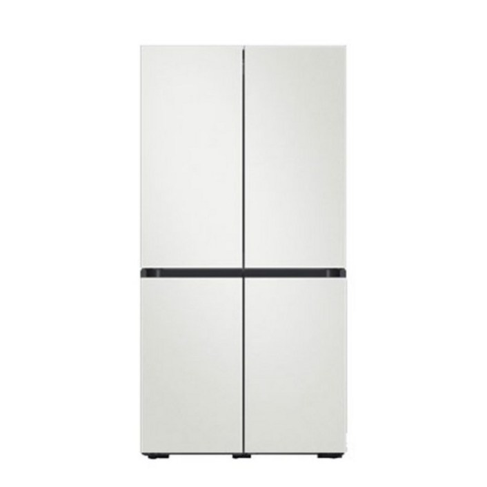 삼성전자 비스포크 냉장고 4도어 키친핏 RF60B91U2AP (615L, 코타화이트)