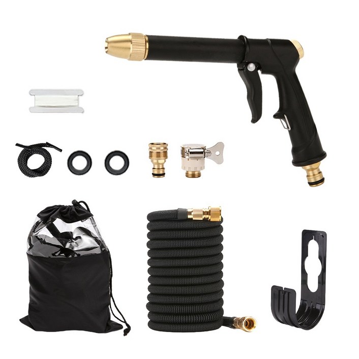 레브홈 초강력 고압분사기 늘어나는 물 호스 세트