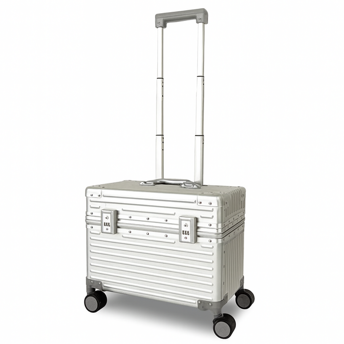 루카벨 알루미늄 파일럿 캐리어 승무원 위로열리는 가방