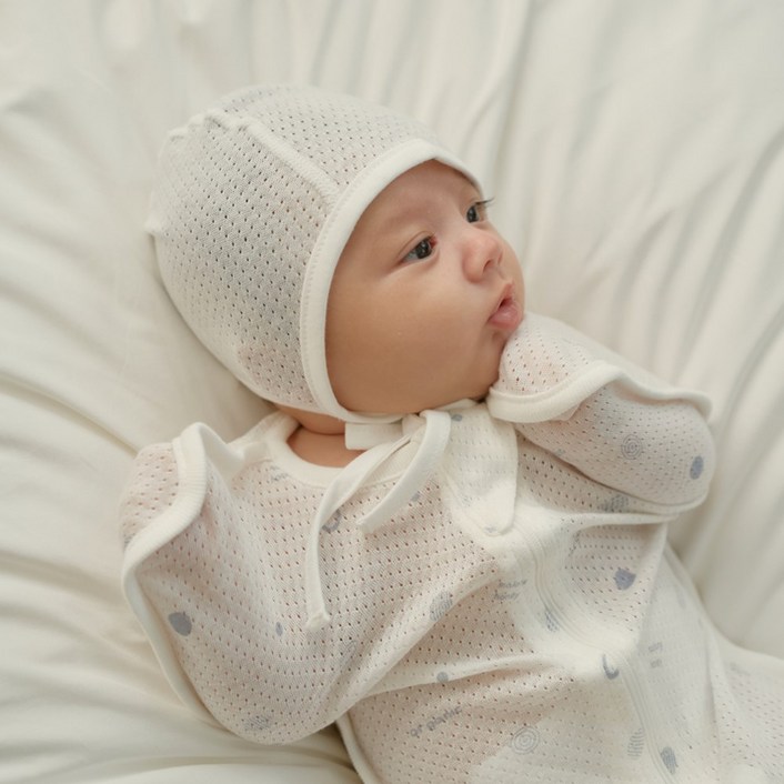 말랑하니 아기 보넷 신생아 모자