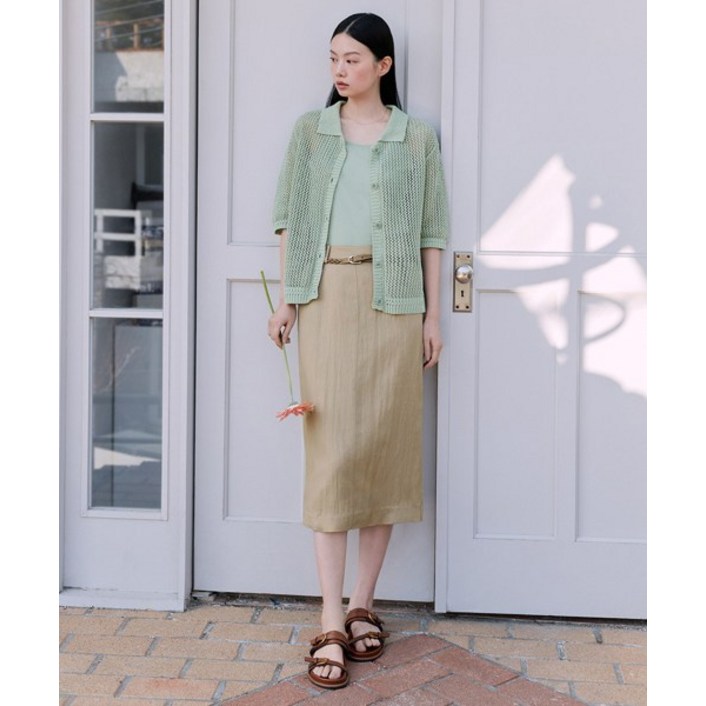 더엣지 리오셀 혼방 스커트