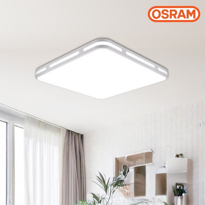 진보 오스람 칩셋 LED 윤슬 방등60W 조명 화이트 플리커프리 국내산