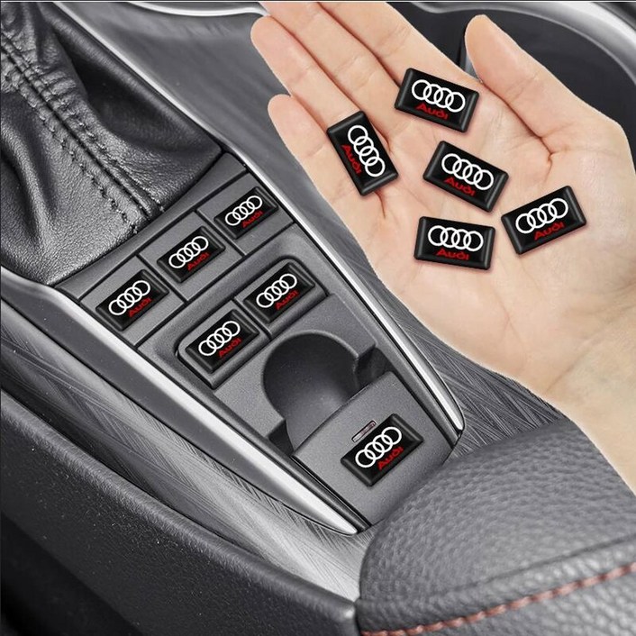 아우디 S 라인 A4 b6 b8 b7 b9 b5 A6 A3 A8 Q3 Q5 Q7 10/20/50PCS 3D 스타일링 자동차 에폭시 엠블럼 스티커 장식 액세서리