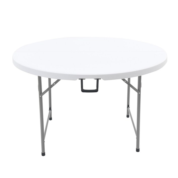 오에이데스크 브로몰딩 원형 접이식 1220 테이블