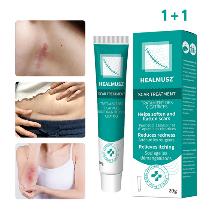 HEALMUSZ 흉터제거 겔 피부흉터 화상 상처 흉터 켈로이드 제왕절개 실밥 제거