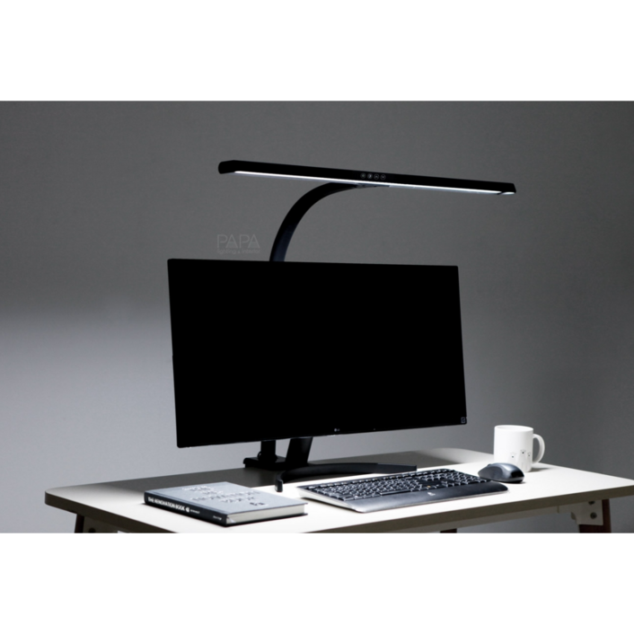 파파 스탠드 와이드 LED스탠드 800S 블랙 학습용조명