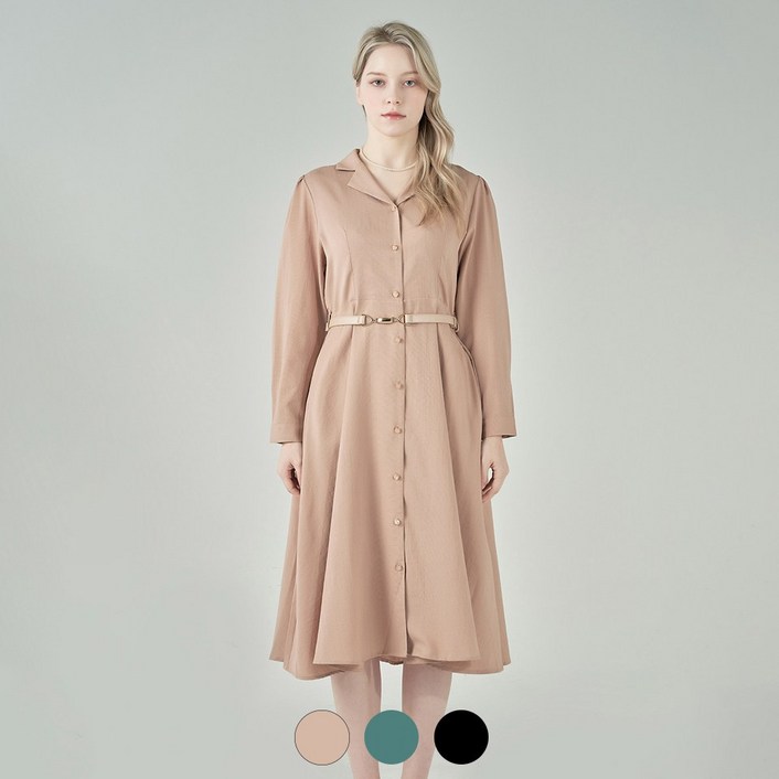 레코브 금속벨트오픈 원피스LC61BXOP563B