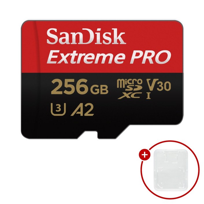 샌디스크 마이크로SD카드 Extreme PRO 익스트림 프로 SDSQXC  SD카드 케이스