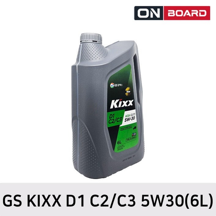 GS칼텍스 킥스 KIXX D1 C2C3 디젤엔진오일 5W30 6L, D1 C2C3 5W30 6L, 5w30, 1개