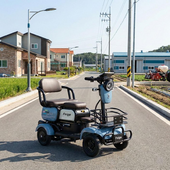 에코오토텍 마실용 전동스쿠터 사륜 어르신 노인 전동차 바이크
