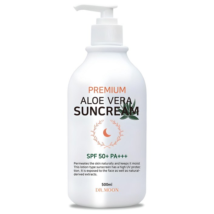 닥터문 프리미엄 알로에베라 선크림 SPF50+ PA+++, 500ml, 1개