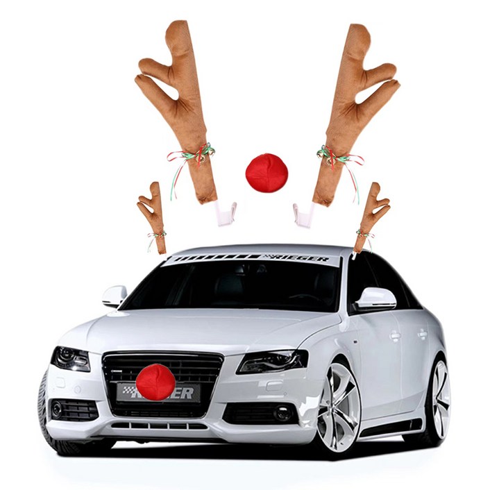 iSefoyo 크리스마스 장식 자동차용 크리스마스 자동차  장식품SDQC-5