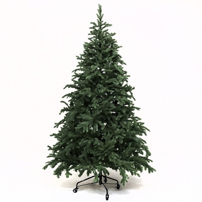 파티앤트리 대형 초대형 고급 PE 100% 업소용 크리스마스 트리 무장식 전나무 이동식 바퀴 카페 호텔 2.1M 2.4M 3.0M, 초대형 PE100 트리