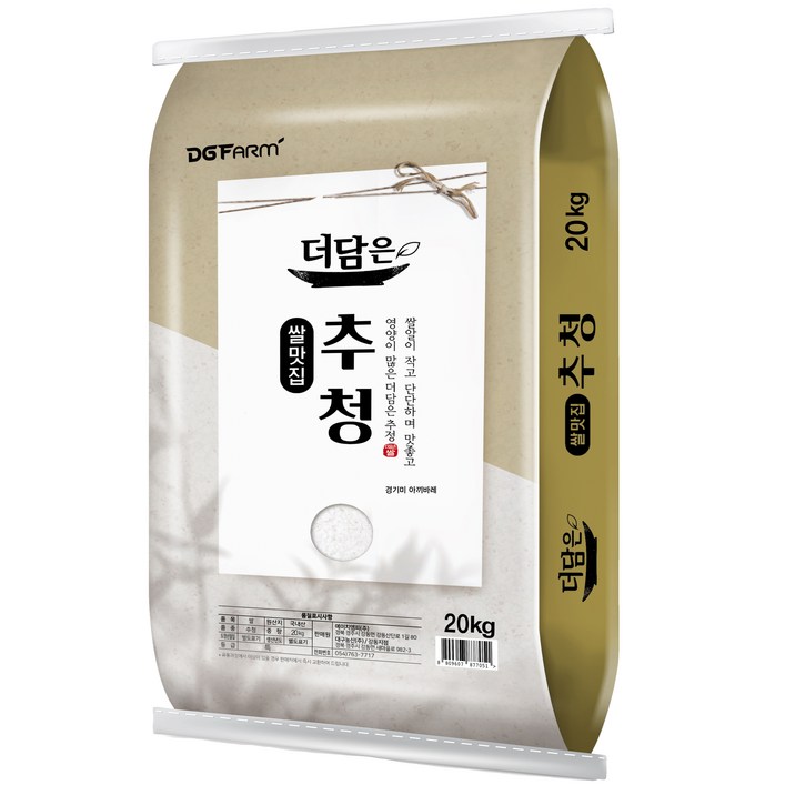 더담은 경기미 추청 아끼바레 쌀 특등급