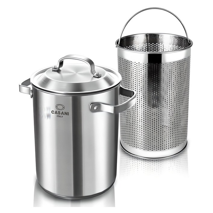 까사니 인덕션 쿠치나 멀티팟 냄비 4.3L, 16cm, 1개