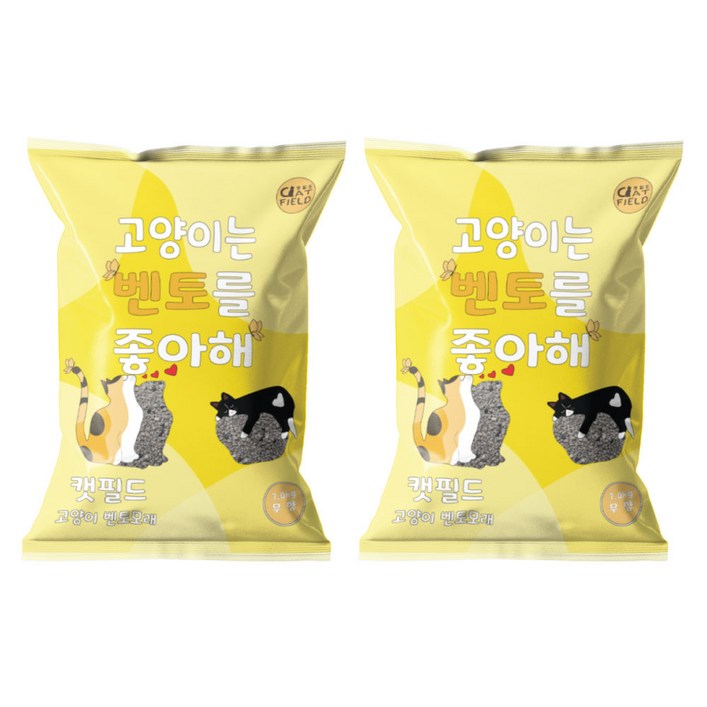 캣필드 응고형 고양이 벤토 모래