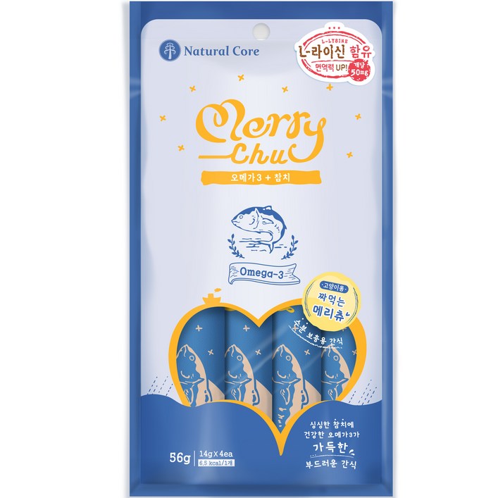 네츄럴코어 메리츄 고양이 간식