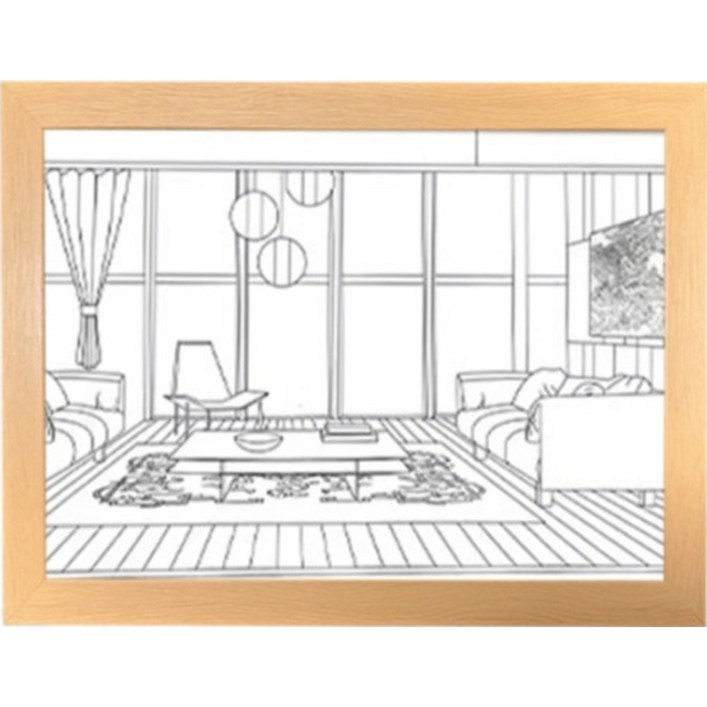 LED 그림 액자 무드등 대형, 여름휴가