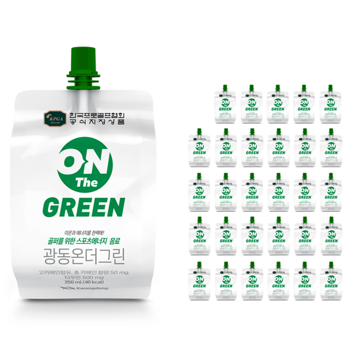광동 온 더 그린 스포츠 이온 에너지음료, 30개, 250ml 광동 온 더 그린 스포츠 이온 에너지음료, 30개, 250ml