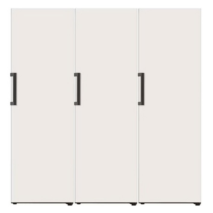 색상선택형 LG전자 오브제 321L 좌열림 컨버터블 세트 메탈 냉장고  냉동  김치냉장고 XYZ323MEF 방문설치