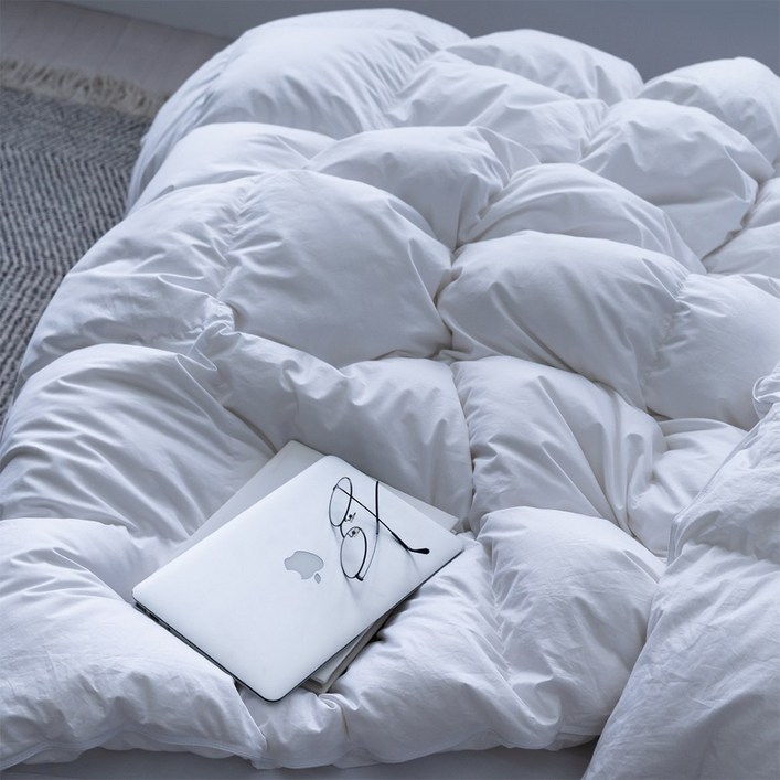 제로어클락 시그니처 구스다운 호텔 이불 사계절용 600g, 화이트