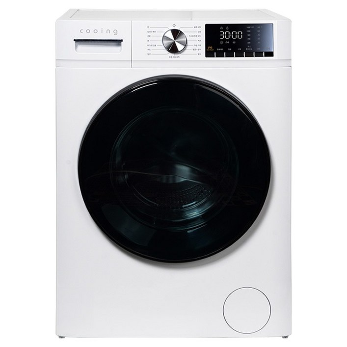 쿠잉전자 1등급 드럼세탁기 10kg 방문설치, 화이트, LDW10W