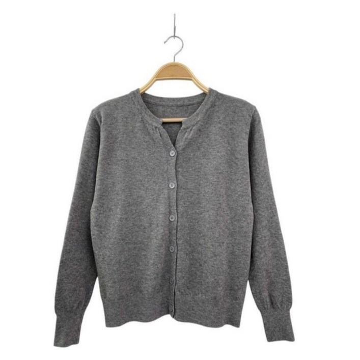 린다샵 여성용 아로미 트임 버튼 베이직 니트 가디건 cpcd3674k61