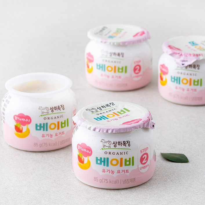 상하목장 베이비 유기농 요거트 딸기 바나나 상하목장 베이비 유기농 요거트 딸기 바나나
