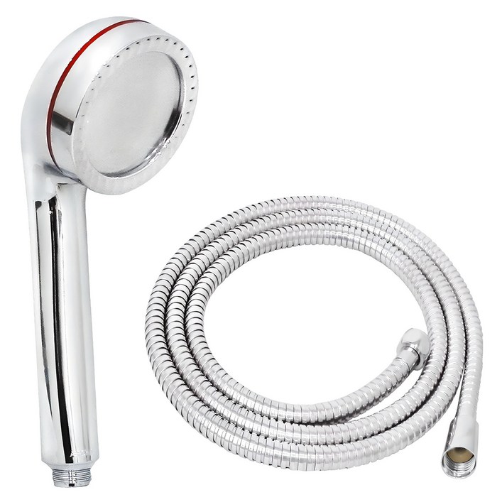 코시나 점보 샤워헤드  황동 메탈줄 2m 세트, 1개, 혼합색상