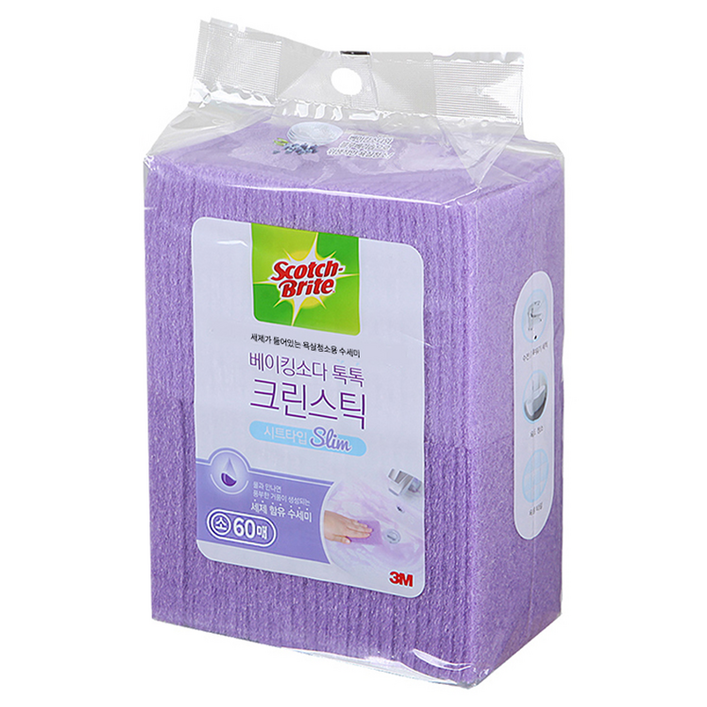 스카치브라이트 베이킹소다 톡톡 크린스틱 시트타입 본품