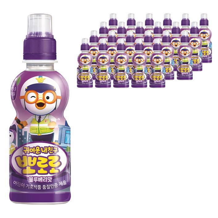 팔도 뽀로로 블루베리맛 어린이음료