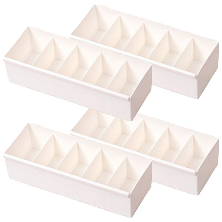 이즈리빙 칸칸칸 연결형 서랍정리 칸막이 속옷정리함 5칸