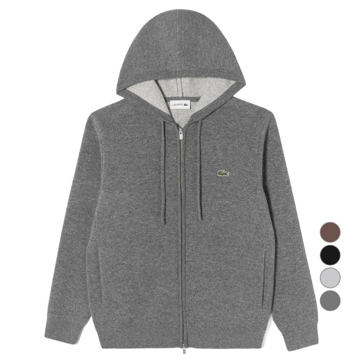 라코스테 남성용 이중직 후드집업 AH390E-55N