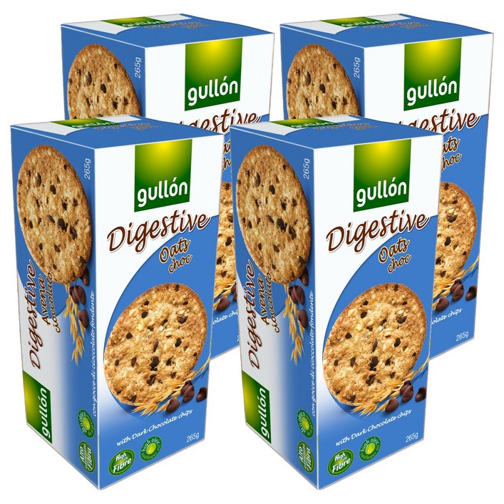 구욘 다이제스티브 귀리 초코칩 쿠키, 265g, 4개