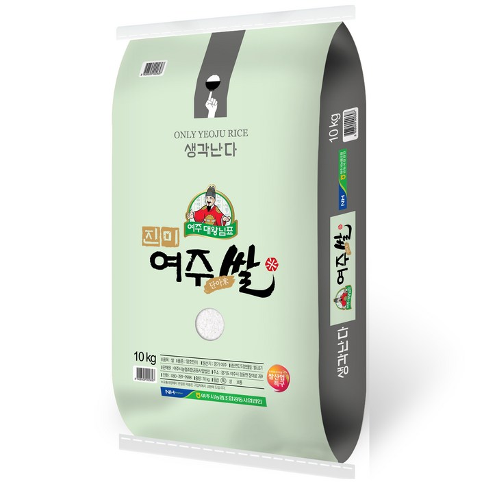 여주시농협 22년 햅쌀 대왕님표 영호진미 여주쌀, 10kg, 1개 20230416