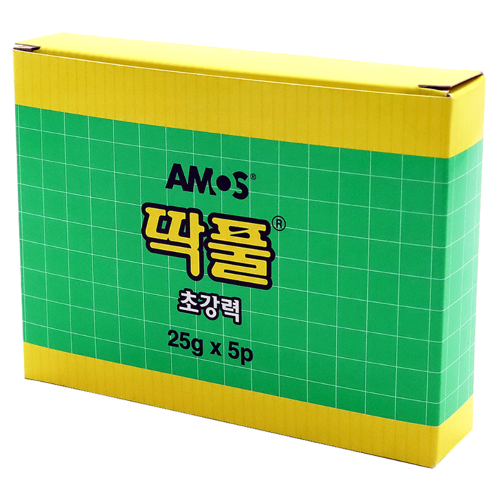 아모스 초강력 딱풀, 25g, 5개 아모스 초강력 딱풀, 25g, 5개