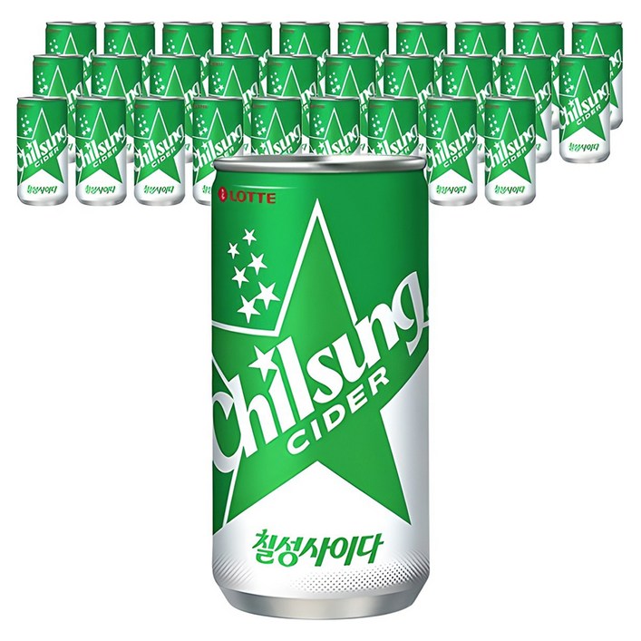롯데 칠성사이다, 30개, 210ml